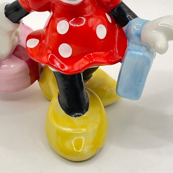 Disney Vintage Minnie Mouse Porcelain Figurine Collectible - Picture 7 of 12